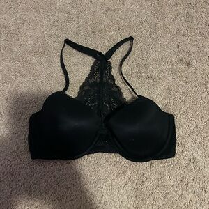 Black lace bralette